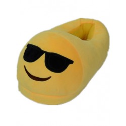 Chaussons Pantoufles Emoji Lunettes