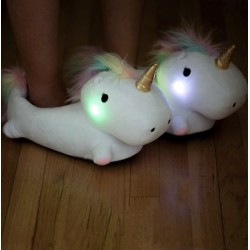 Pantoufle Licorne Lumineux