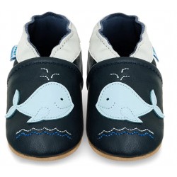 Chaussons bébé baleine