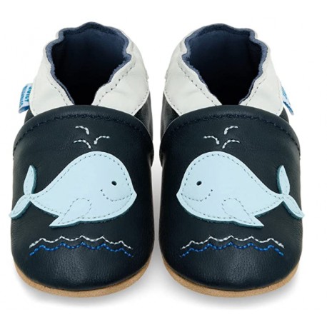 Chaussons bébé baleine