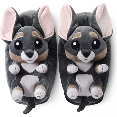 Chaussons animaux en peluche, lapin