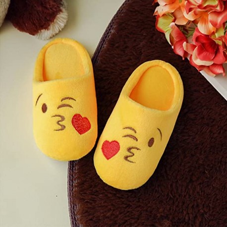 Chaussons Pantoufles Emoji Bisou