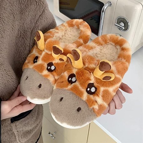 Chaussons Pantoufles Girafe mignonne