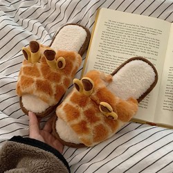 Chaussons Pantoufles claquette girafe