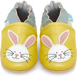 Chaussons Pantoufles Lapin en cuir pour enfant