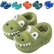 Chaussons Pantoufles dinosaure en peluche pour bébé