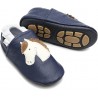 Chaussons Pantoufles Cheval en cuir