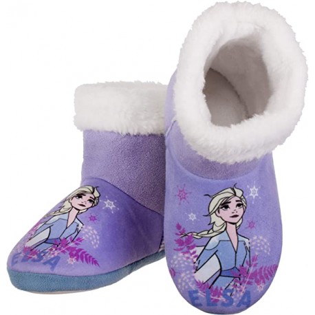 Chaussons bottines Reine des neiges