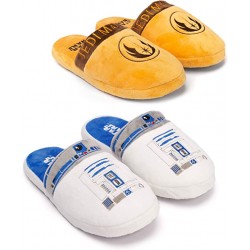 Chaussons Pantoufles Jedi ou R2D2