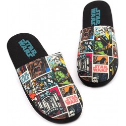 Chaussons Pantoufles Star Wars style bande dessinée