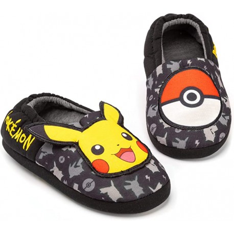 Chaussons Pantoufles Pikachu Pokéball