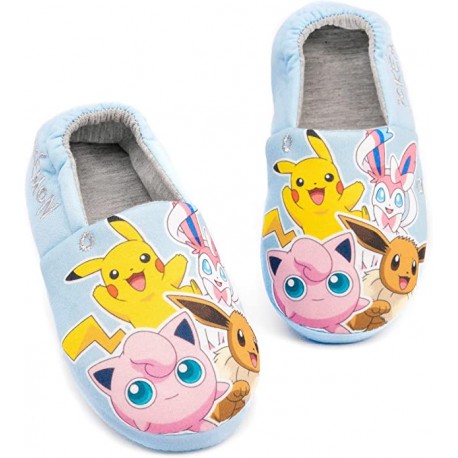 Chaussons Pantoufles Pikachu Sylveon Eevee