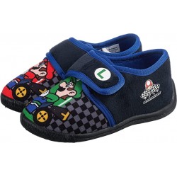 Chaussons Pantoufles Super Mario Luigi