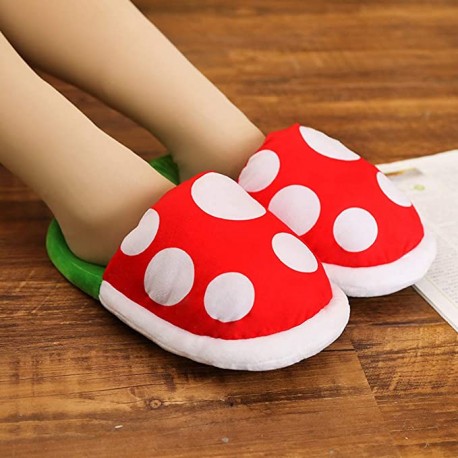 Chaussons Pantoufles Plante Piranha Super Mario