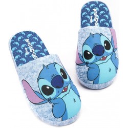 Disney Stitch Chaussons, Chaussons Doux, Pantoufles avec Semelle