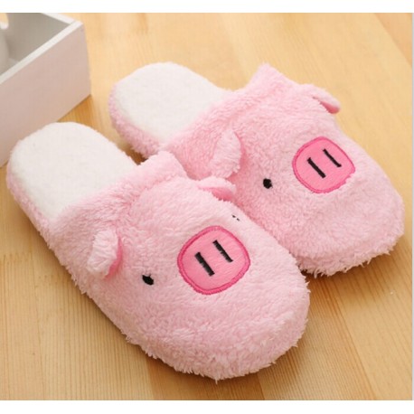 Chaussons Pantoufles Cochon Rose