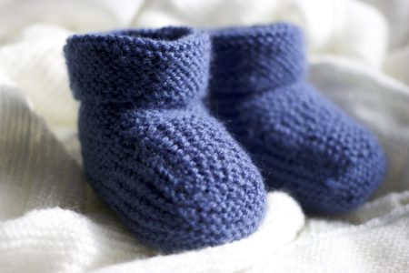 chaussons bébé tricot