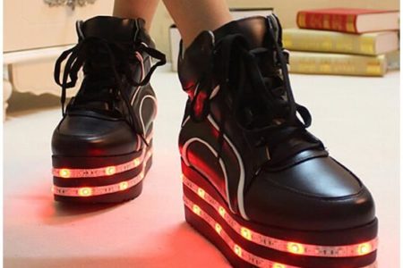 chausssures lumineuses compensées